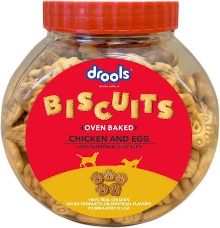 Drools Chicken and Egg Biscuit Dog Treats