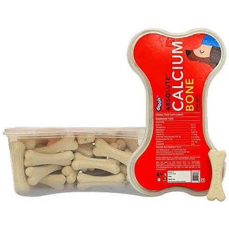 drools absolute calcium milk bone -40pcs jar